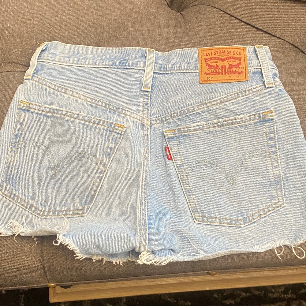 Levi's Women's Classic Light Blue Jean Shorts